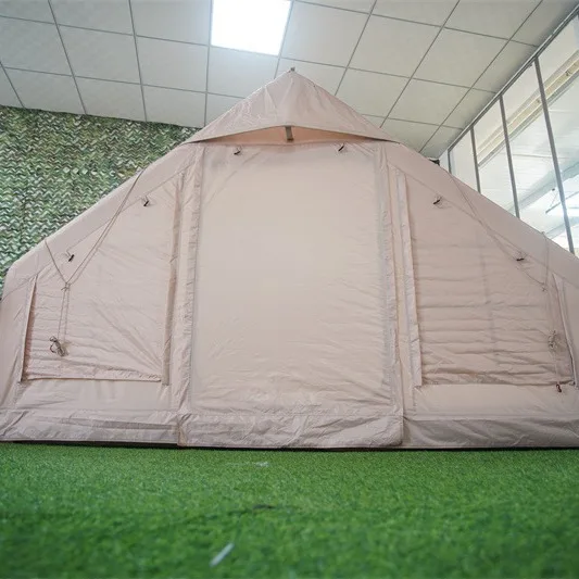 Outdoor Inflatable Tent Outdoor Camping Cabin Room Cotton Rainproof Thickened