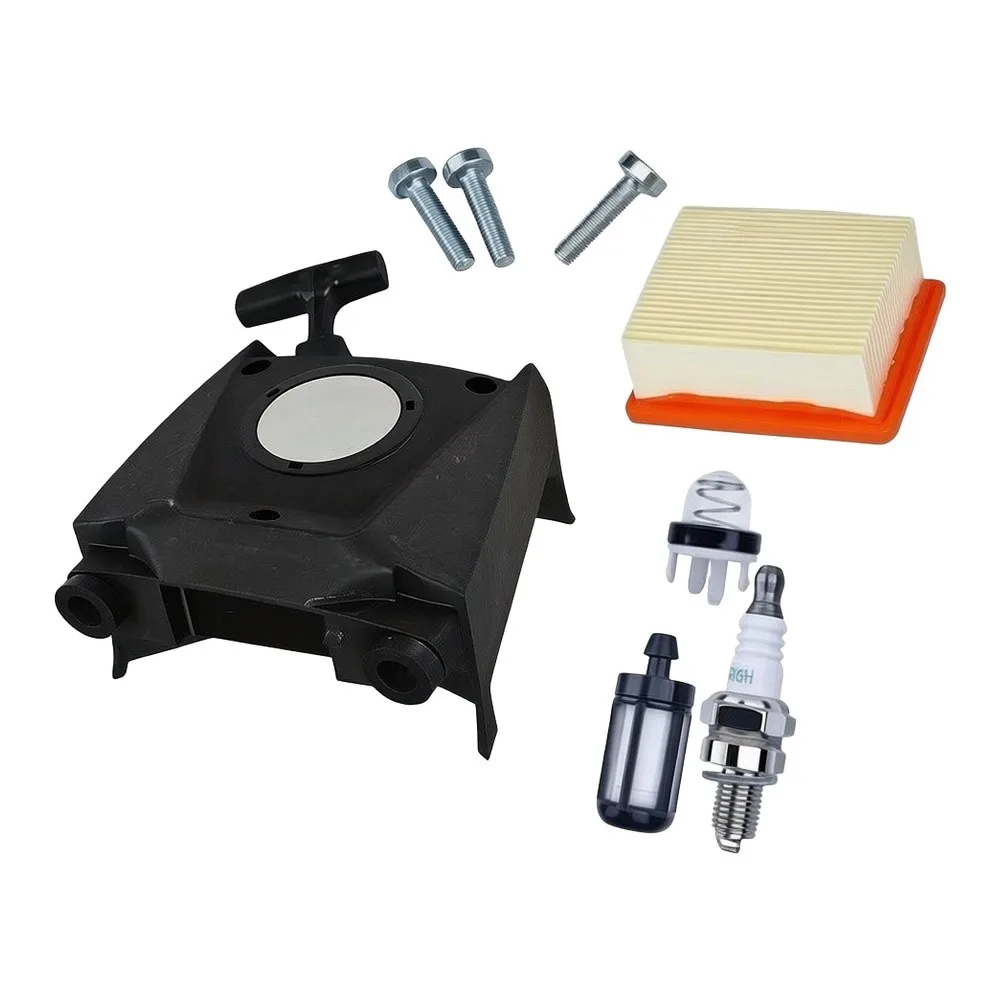 For Harsh Environments Black Recoil Pull Starter Maintenance Kit For Blowers Recoil Starter Engine Start Handle