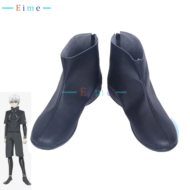 

Kaneki Ken Cosplay Shoes Props PU Leather Shoes Halloween Carnival Boots Custom Made