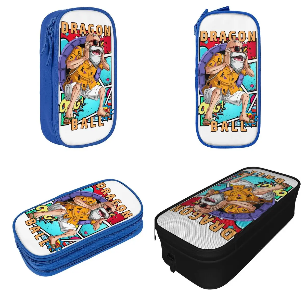 Master Roshi Comic Anime Design Pencil Cases dragon ball Pen Box Bag Student Large Storage Students School Gifts Pencil Box