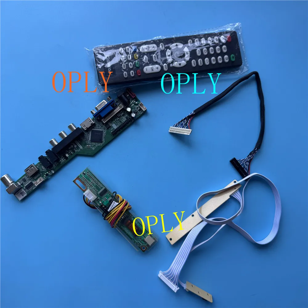 HDMI-compatible RF TV Controller board kit VGA USB for B156XW01 LP156WH1 15.6