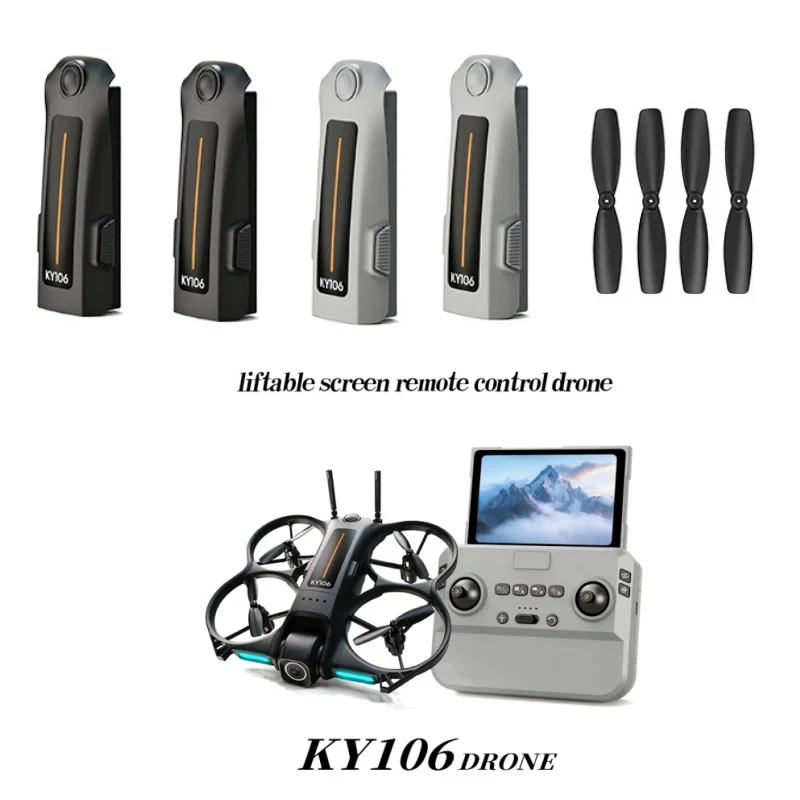KY106 Drone Battery 3.7V 500MAH Battery/Propeller For KY106 Screen Drone Battery Blades KY106 Dron Battery KY106 RC Dron Parts