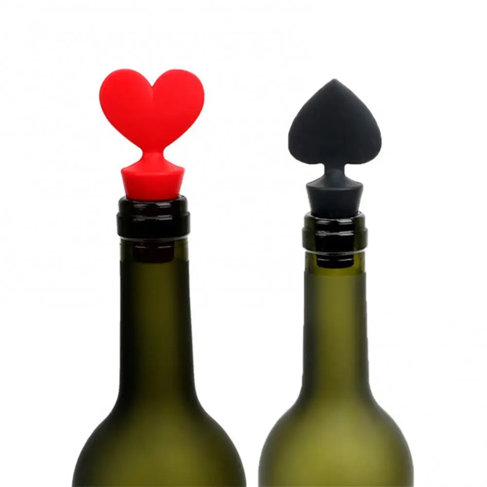 1 قطعة زجاجة نبيذ سيليكون سدادة مانعة للتسرب البيرة الشمبانيا غطاء النبيذ الأحمر بار بوكر شكل الفلين شرب السدادة التوصيل أدوات المطبخ