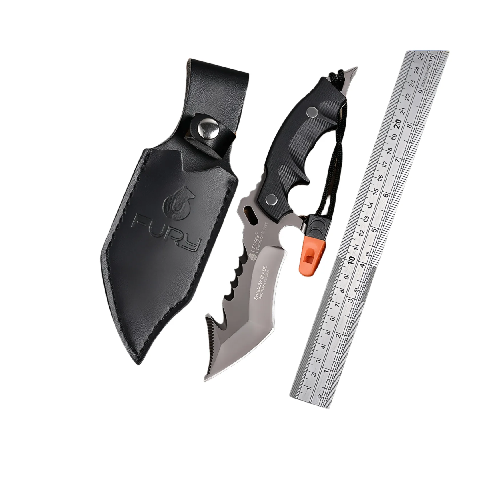 Multifunctional Outdoor Survival Knife with Screwdriver for Diving Hiking Camping 5Cr15 Steel Tactical Tool view 6