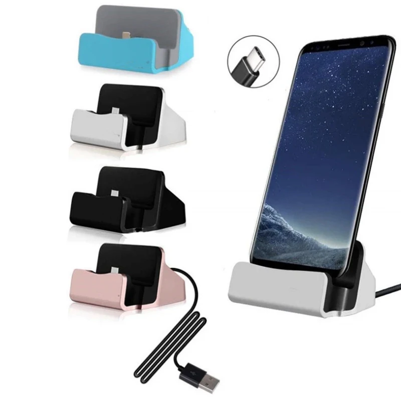Stacja ładująca USB-C, dokująca stacja USB C, do telefonów P20 P30 Pro, Galaxy S8 S9 S10 Plus, stacja dokująca do telefonów Xiaomi, ładowarka DIY