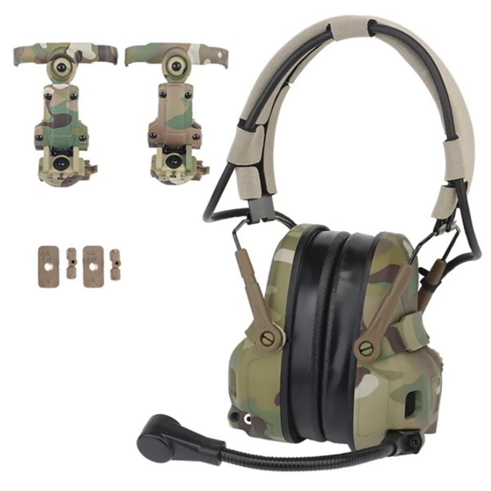 HD-17 GEN 6 Tactical Headset Sound Pickup&Noise Reduction Sports Shooting Earmuff Sports Shooting Impact Anti-Noise Headset