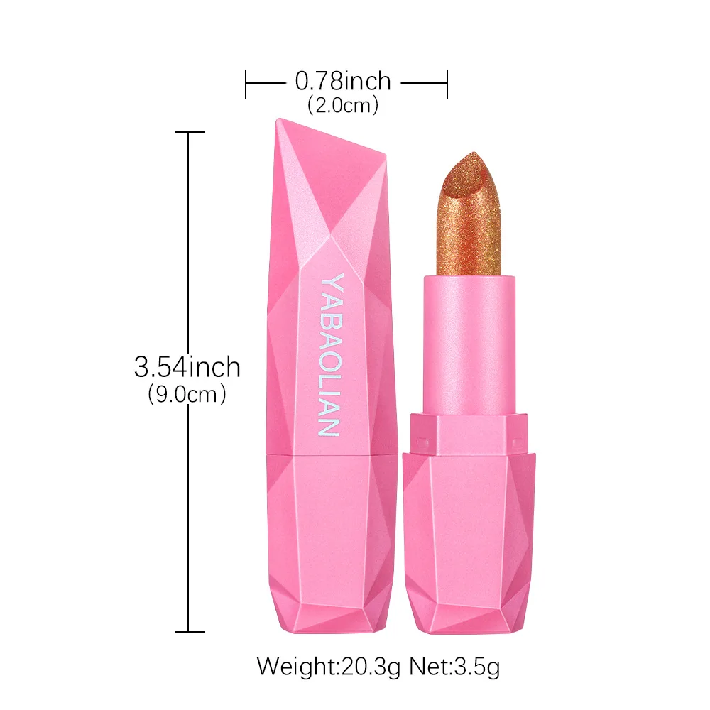 Rouge à lèvres métallique brillant à paillettes audacieuses et intenses, teinte nacrée, lèvres longue durée, maquillage mat pour personnes âgées, cadeaux pour