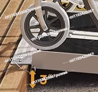 Portable Foldable Wheelchair Ramp Board Accessibility Stair Ramp for Car Loading Moving Up and Down Steps Threshold Mat