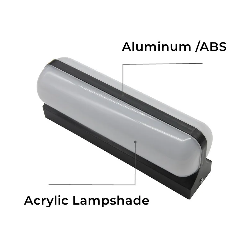Simple Outdoor Wall Lamp IP65 Waterproof External Wall Mounted Lamps for Garden Courtyard Balcony Corridor Light Fixture 85-265V