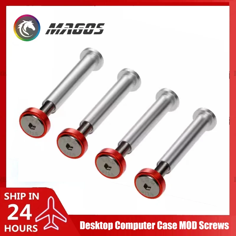 Tornillos de ventilador Mod para ordenador de escritorio, doble bloqueo largo fijo para ventilador Ccse de 15mm/25mm, radiador, refrigeración artesanal, multicolor, 4 unids/lote