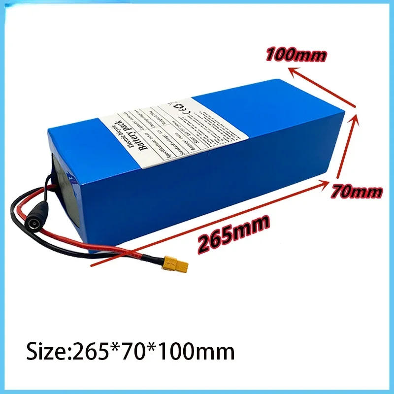 Free Shipping High Capacity 52V 14S4P 45000mAh 18650 1000W Lithium Battery for Balance Car, Electric Bicycle, Scooter, Tricycle