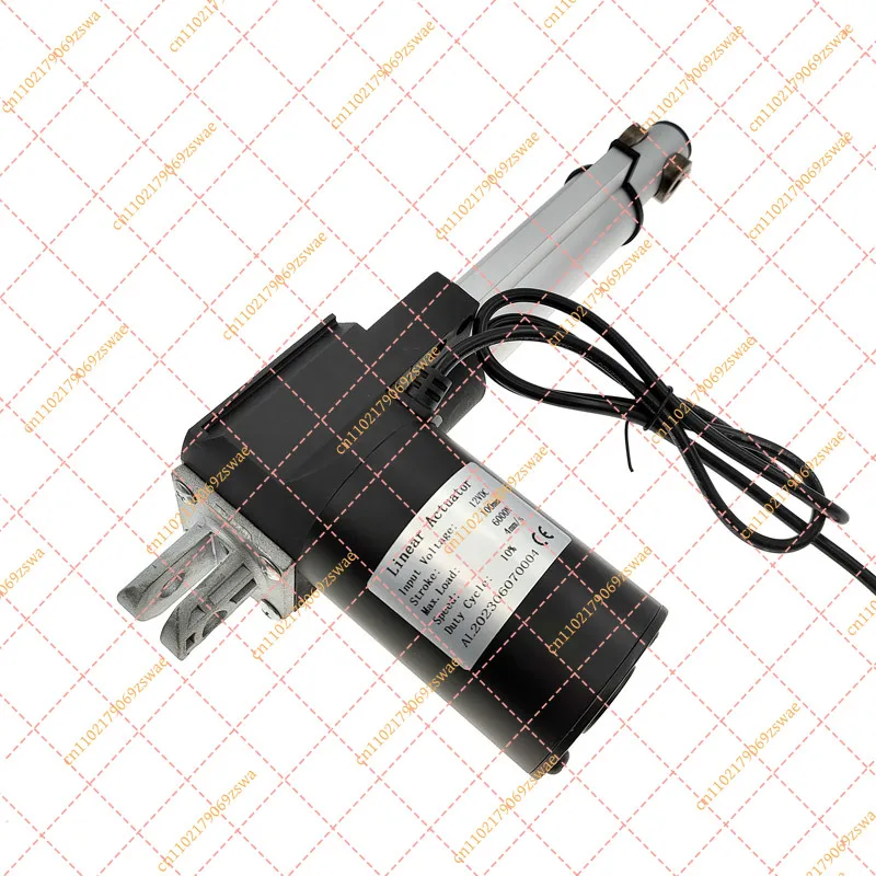 Heavy Duty DC Linear Actuator 12V/24V 6000N, Electric Motor for Sofa Recliner & Home Lift (100/150/200mm Stroke)