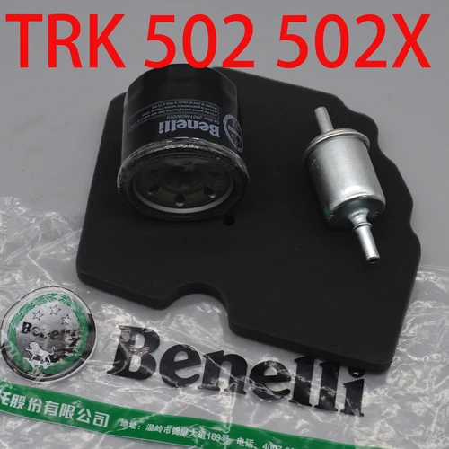 Imagen 1 del producto Filtro de aceite de motor de 500 cc + filtro de aire + filtro de combustible / kit de filtro para Benelli TRK502 TRK502X / TRK 502 502X