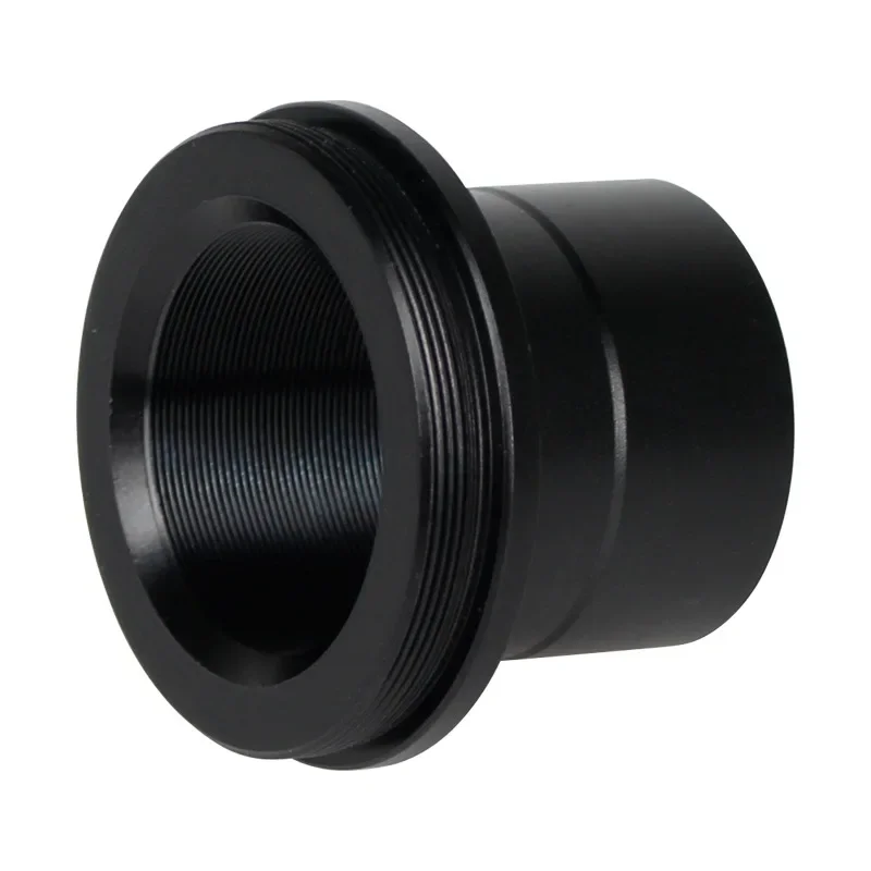 1.25 Inch to T2 (M42 x 0.75) Telescope to Camera T  mount Adapter Tube Ring Aluminum Alloy with M28.6 x 0.6mm Filter Thread