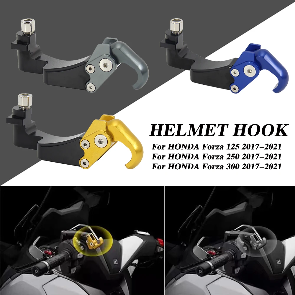 

NEW Motorcycle Accessories For HONDA Forza 250 Forza 300 Forza 125 Forza250 Forza300 Convenience Motorbike Hook Helmet Hook