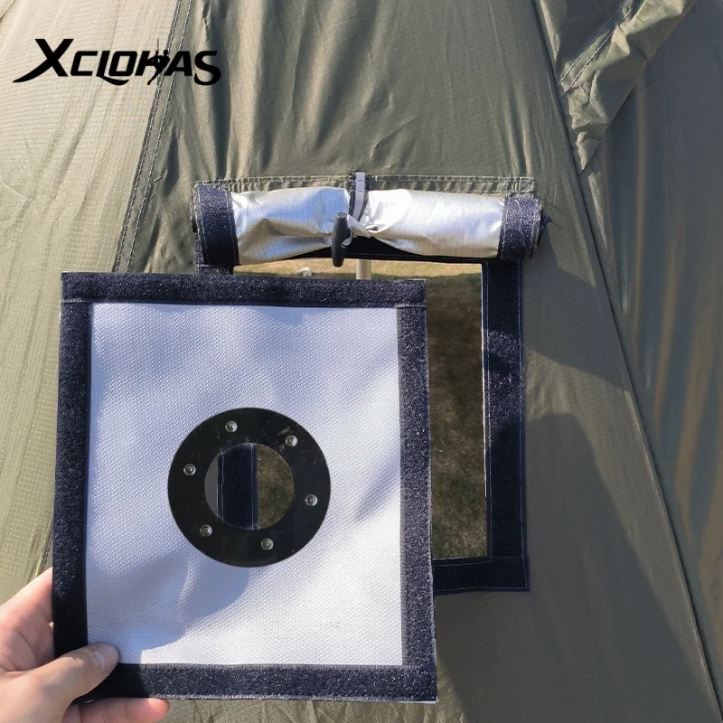 

Палатка-печь Джек Дымоходная труба Огнестойкая ткань Кемпинговая палатка-печь Противоожоговое огнестойкое защитное кольцо Защитный чехол