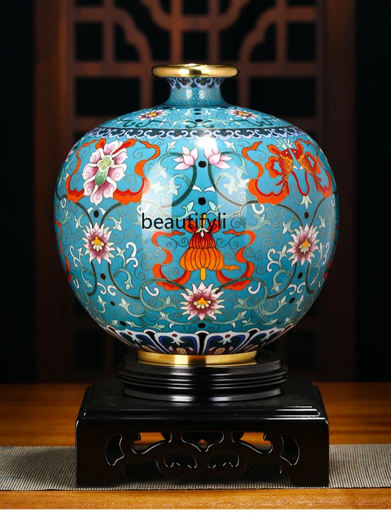 Vase ornament features, handicrafts, collectibles, office ornament, leading high-end business gifts