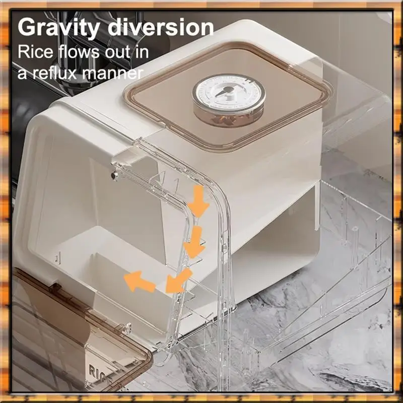A78K New Airtight Rice Storage Container Food-Grade Material .Ideal For Kitchen Organization S