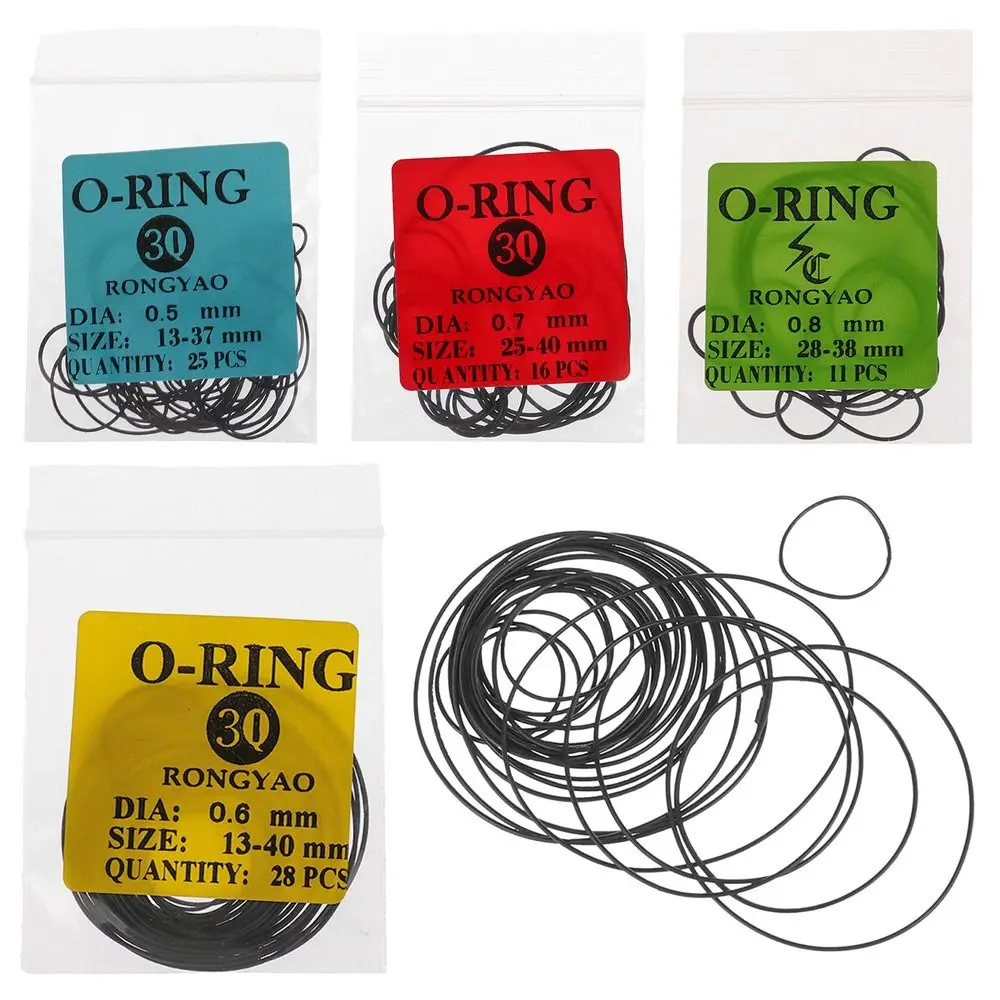 4 Pack Durable For Watchmaker Accessories Watch Gaskets Back Cover Repair Tool O-Ring