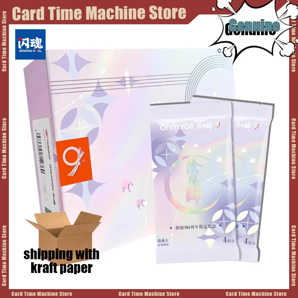 

ShiningSoul Onmyoji 9th Anniversary Limited Edition Gift Set Trading Cards Collection Card Anime Character Genuine Game Card Toy