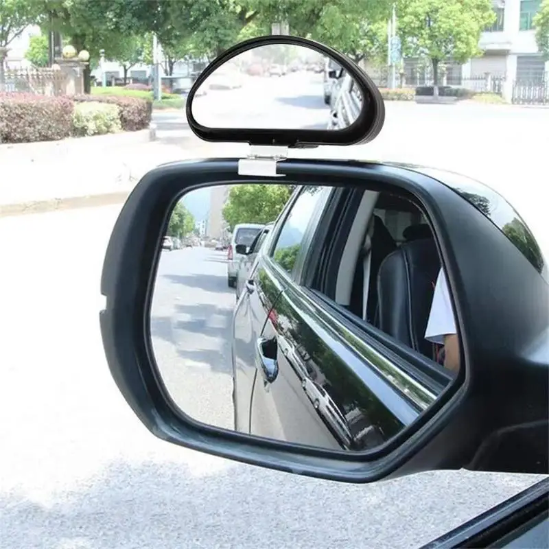 1/2Pc Car Wide Field Rearview Mirror High-definition Wide-angle Rearview Assist Mirror New Car Blind Spot Assist ReversingMirror