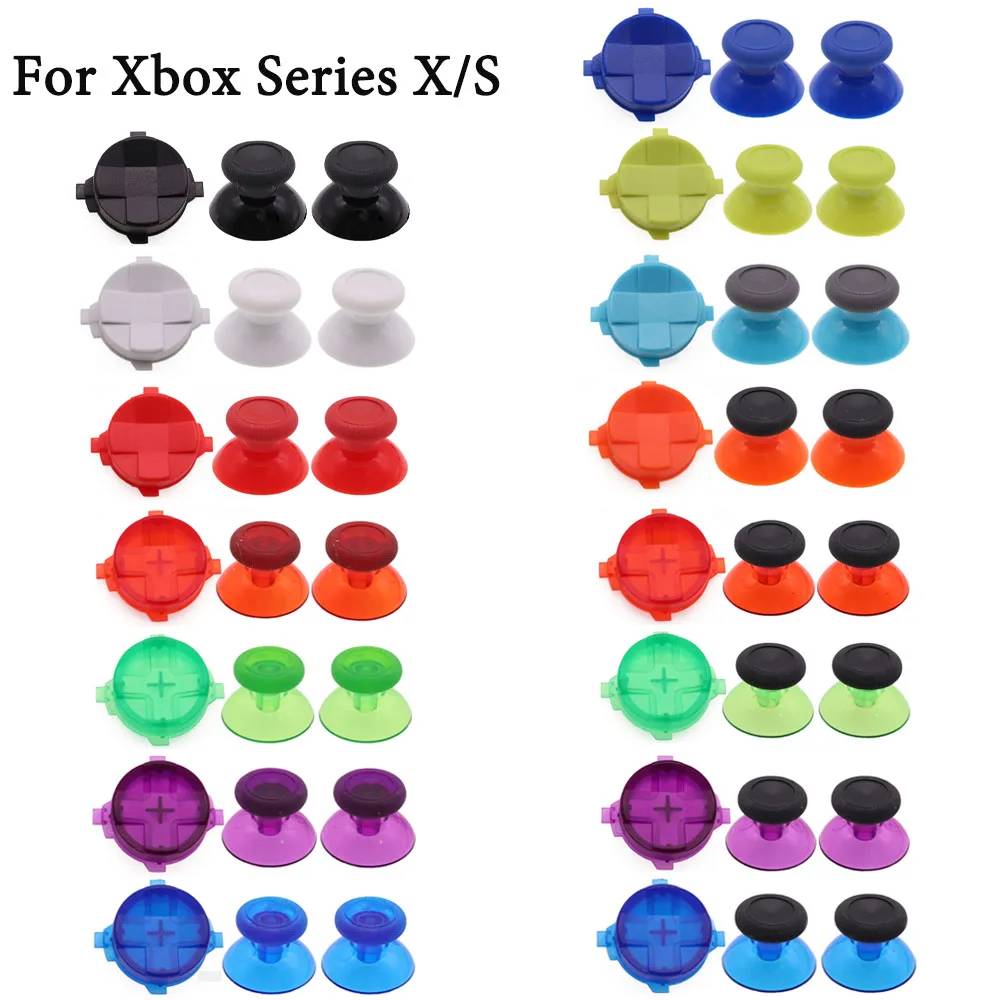 For Xbox Series X S Controller Cross Direction Keys D-Pad Button 3d Analog Thumb Sticks Grip Joystick Cap ThumbSticks Cover