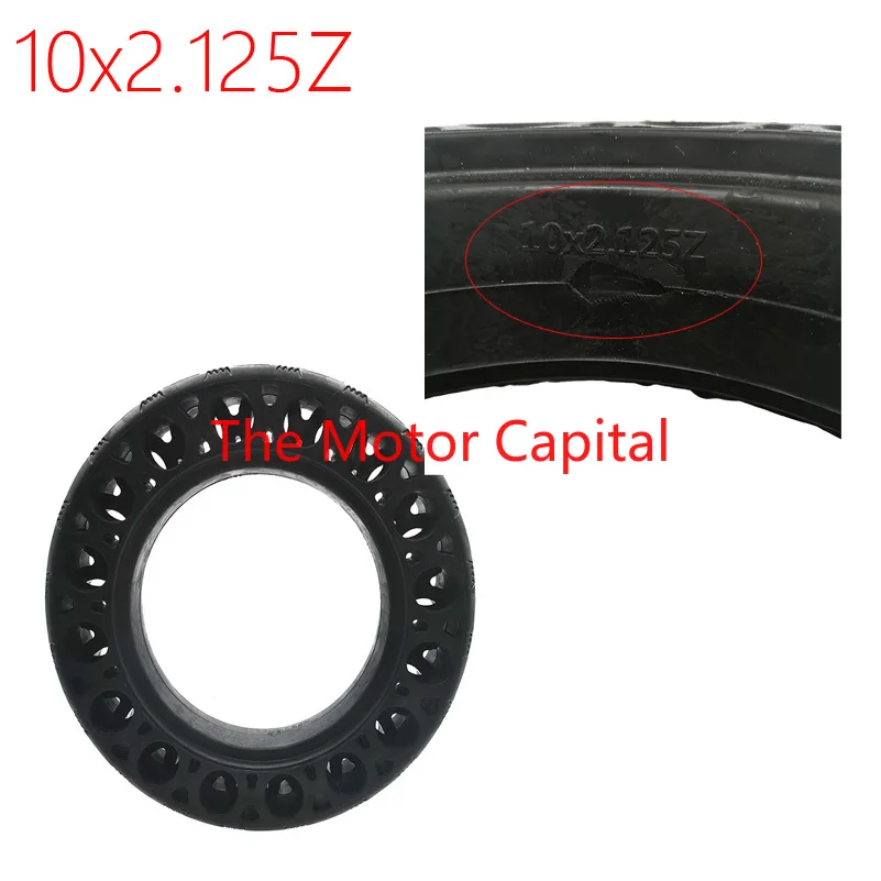 10 Inch 10x2.125 Solid Tyre Honeycomb Rubber Explosion-Proof Anti-Skid  Tire For No. 9 Electric Scooter G30MAX  Parts