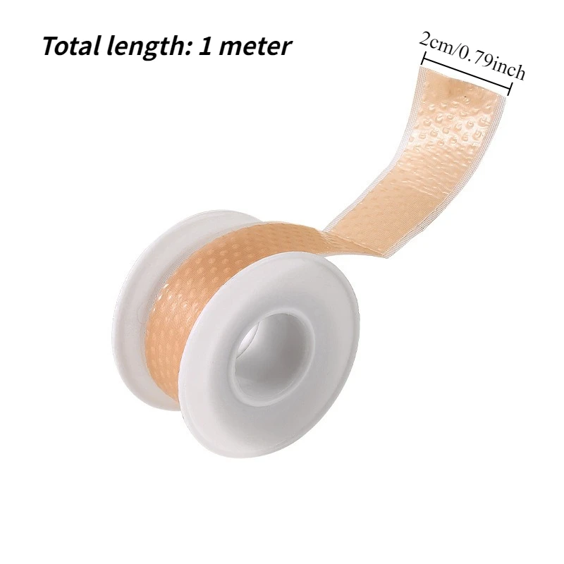 1 roll Transparent Invisible Silicone Gel Anti-Abrasive Heel Stickers Shoes Anti-Abrasive Foot Stickers Waterproof