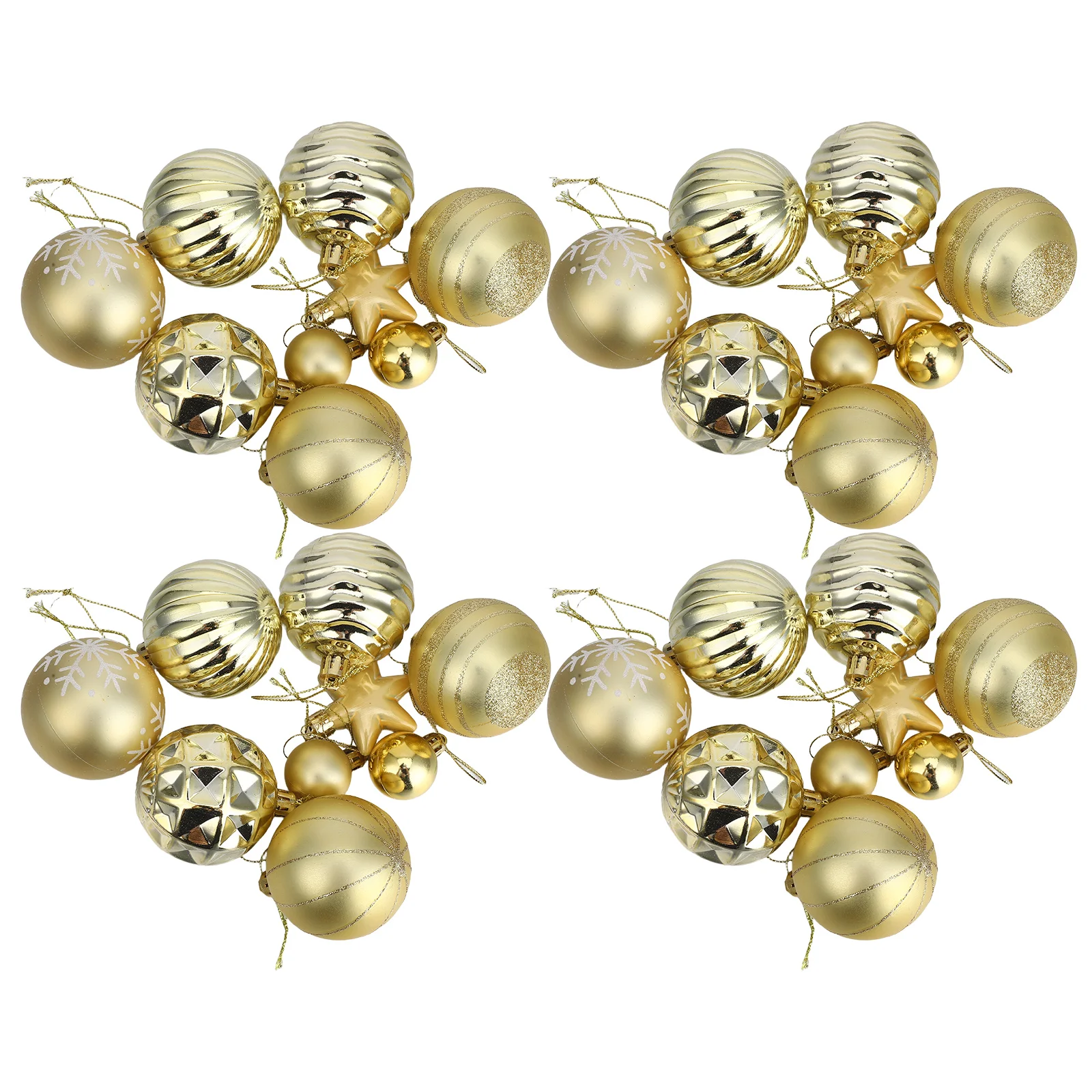 

42Pcs Christmas Ball Hanging Ornaments Xmas Tree Decorations Colorful Cartoon Xmas Pendants Holiday Decor Gift