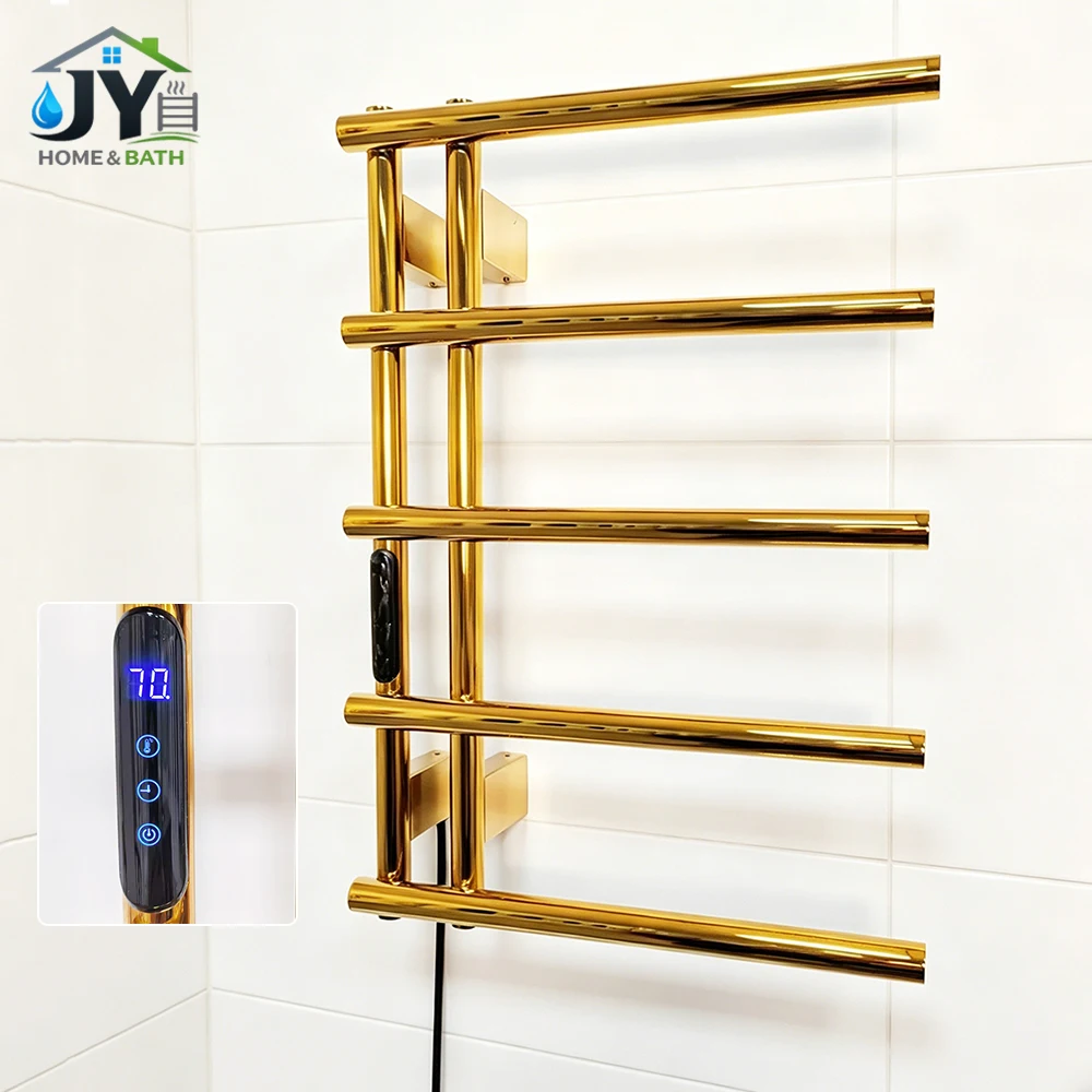 

Электрический настенный полотенцесушитель на 4/5/6/7 секций с таймером и термостатом, энергосберегающая сушилка для полотенец для ванной комнаты