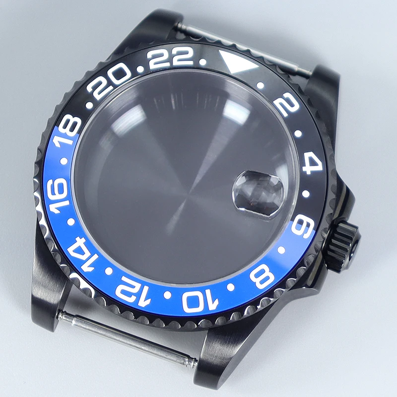 

40mm Watch Case Sapphire Glass 20ATM For Nh35 Nh36 Nh34 Nh38 Eta 2824 Miyota 8215 Movement 28.5mm Dial Mod Submariner GMT Cases