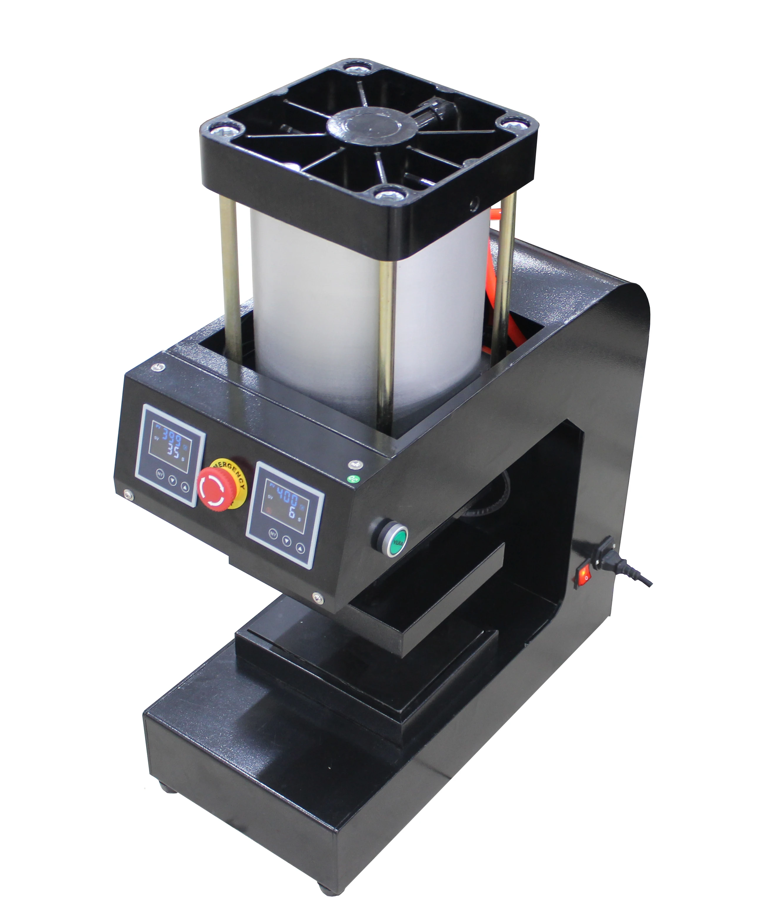 Pneumatic Auto Dual Heated Heat Press Machine 8 Ton Pressure Auto Open for Press Plate