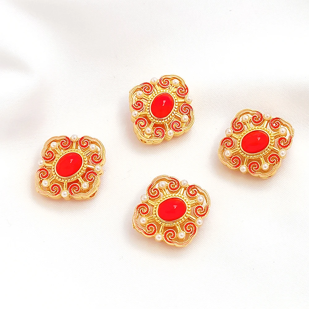 Copper-clad Gold Drip Oil Butterfly Hollow Partition Bead DIY Jewelry Making Necklace, Bracelet, Clothing Accessories Materials