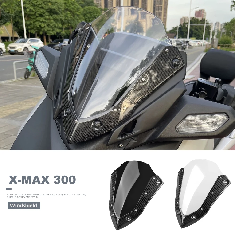 

For YAMAHA X-MAX300 XMAX300 X-MAX XMAX 300 2023 2024 Motorcycle Accessories Windshield Front WindScreen Wind Deflector