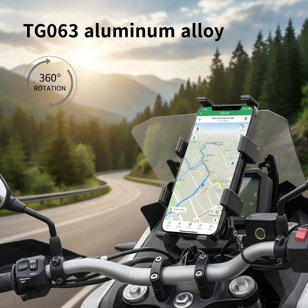Motorcycle Phone Holder Accessories For YAMAHA VMAX 1200 1985-2008 V-MAX V MAX 1200 2017 2018 2019 2020 High Quality Aluminum