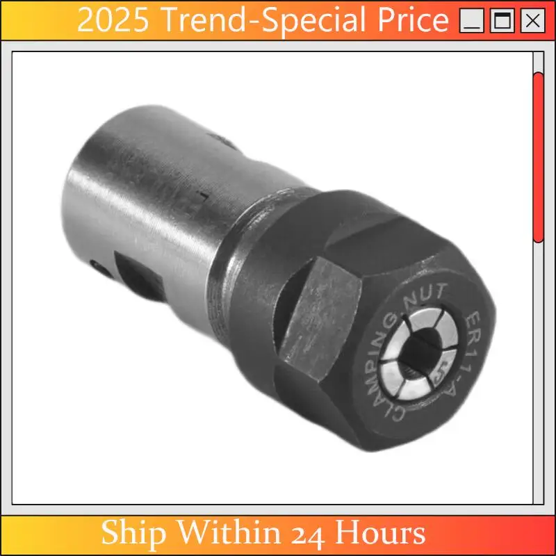 

A61Z Deals Er11 5Mm Motor Shaft Collet Chuck Spindle Extension Rod Inner + Er11 Spring Collet For Cnc Milling Machine