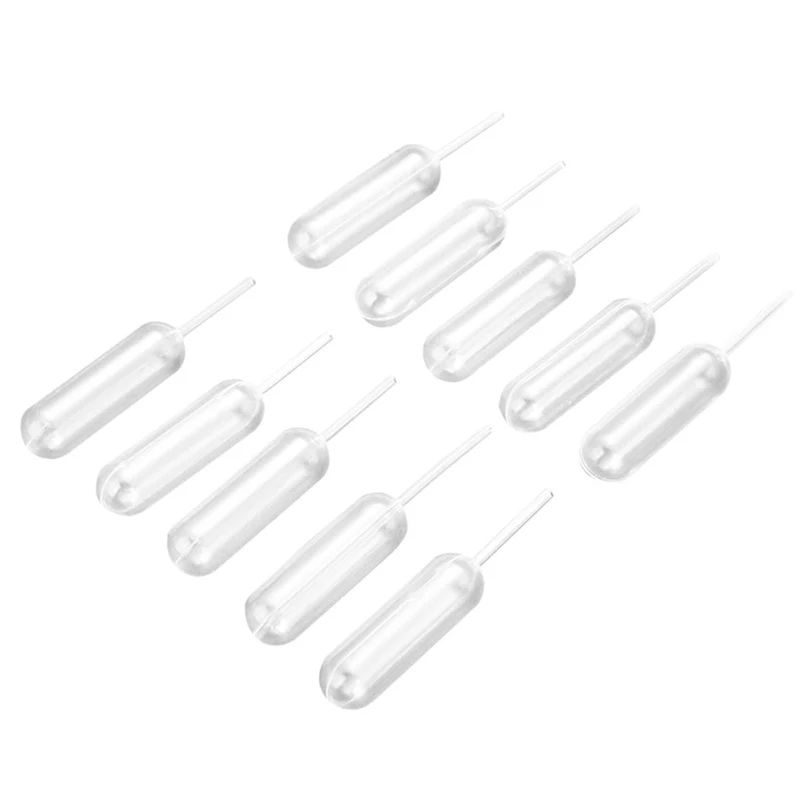 100pcs/LOT 4ml Plastic Squeeze Transfer Pipettes Dropper Disposable Pipettes