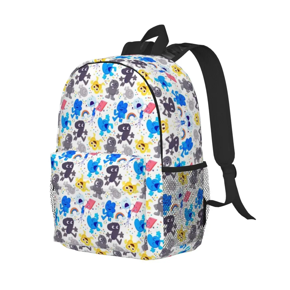 Bfdi Pattern Printed Lightweight Casual Schoolbag For School, Outdoor, Shopping, Office 15inch