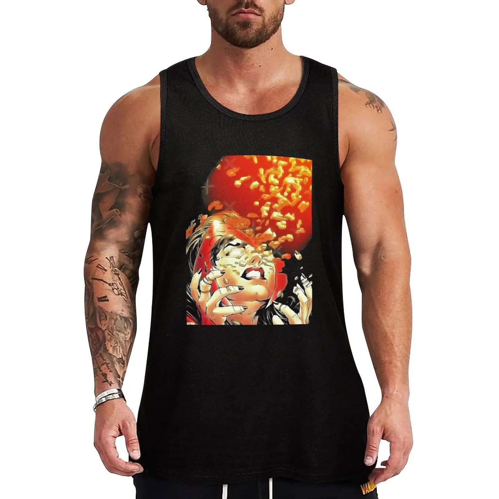 

House of M Tank Top Breathable Tank Top Moisture Wicking Sleeveless Shirt