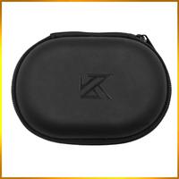 PU Leather Headphone Bags Accessories Universal Wired Earbuds Case Portable Square Shaped for BA10 AS10 ES4 KZ CAA iPhone Huawei