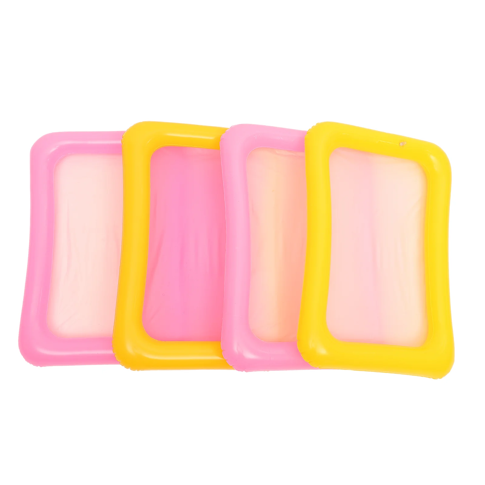 4 Pcs Inflatable Ice Bar Kids Toys Educational Playthings Sand Tray Pvc Inflated Outdoor Beach Tools Toddler Early Toddlers