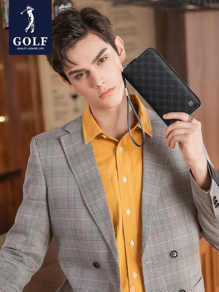 GOLF man hand bag more than 2023 new multi-functional wallet long purse for card package youth hand caught