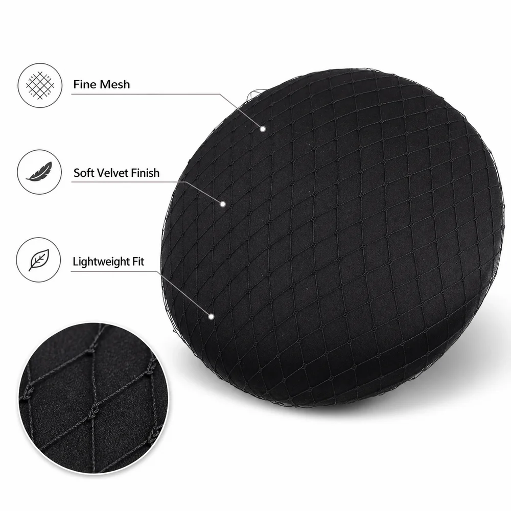 Elegant 15CM Fascinator Base Satin Solid Pattern Hat Base Headpieces Lightweight Millinery Base DIY Hair Accessories
