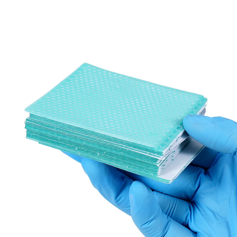 1 Box Dental Wax Mesh Wax Net Round Hole Square Grid Clasp Shape for Cast Metal Partial Design Dental Lab Material