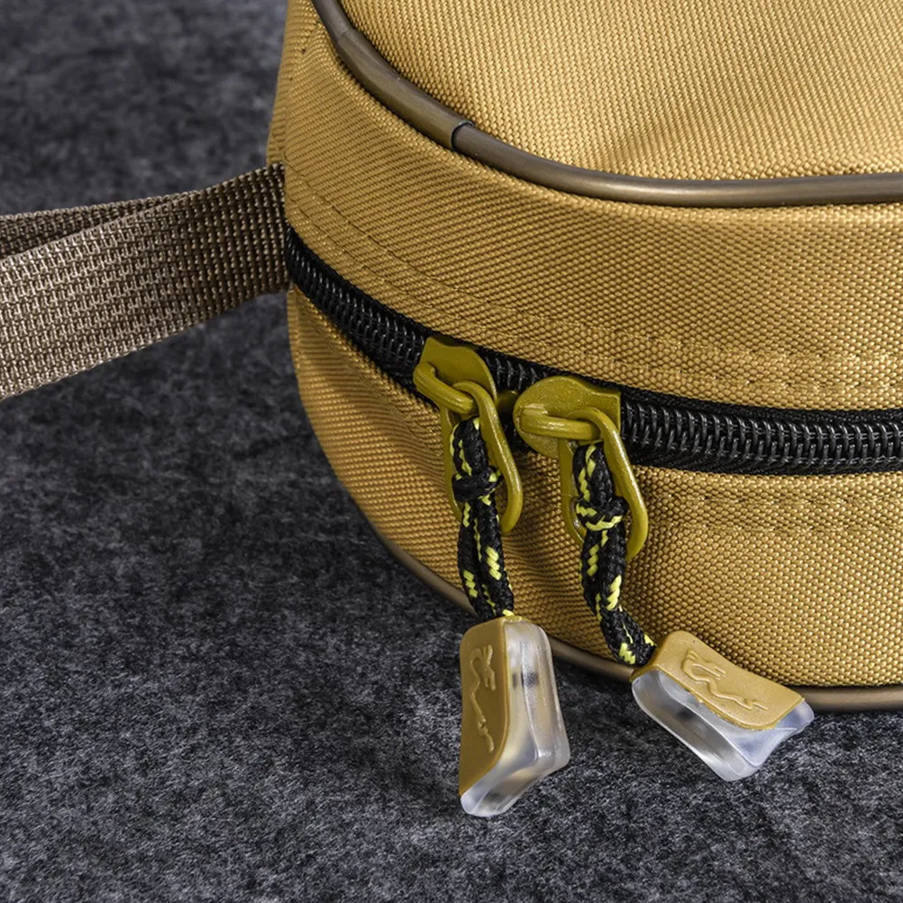 

Сумка для рыболовных снастей двухслойная, водонепроницаемая, для хранения снаряжения, защитная, портативная, цвет хаки