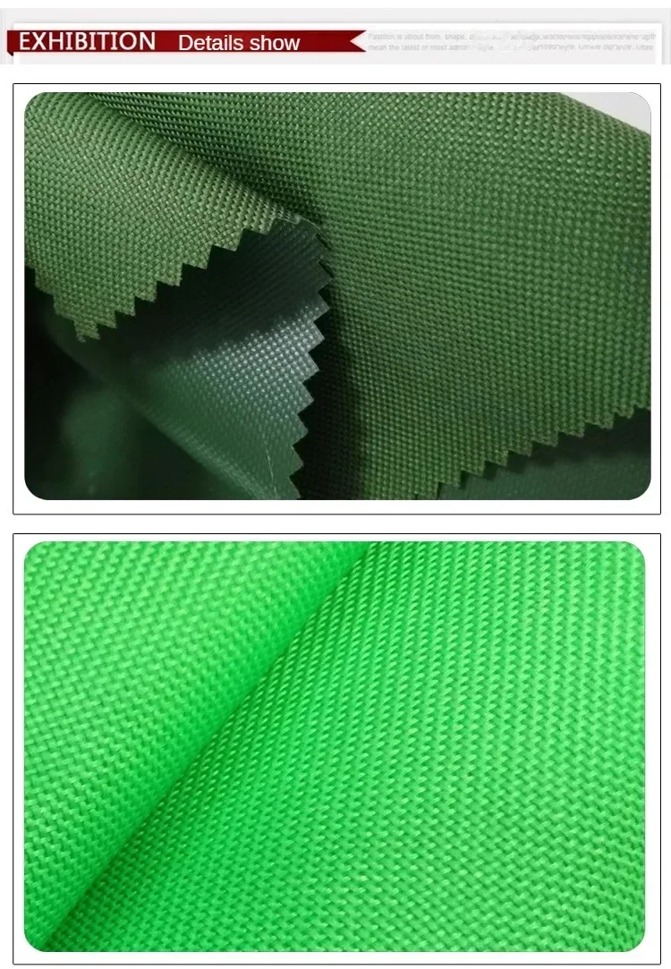 600D Encrypted Thickend Oxford Fabric PVC Waterproof By The Meter for Tent Floor Mat Bags Seiwng Coth Plain Durable Wearable Red