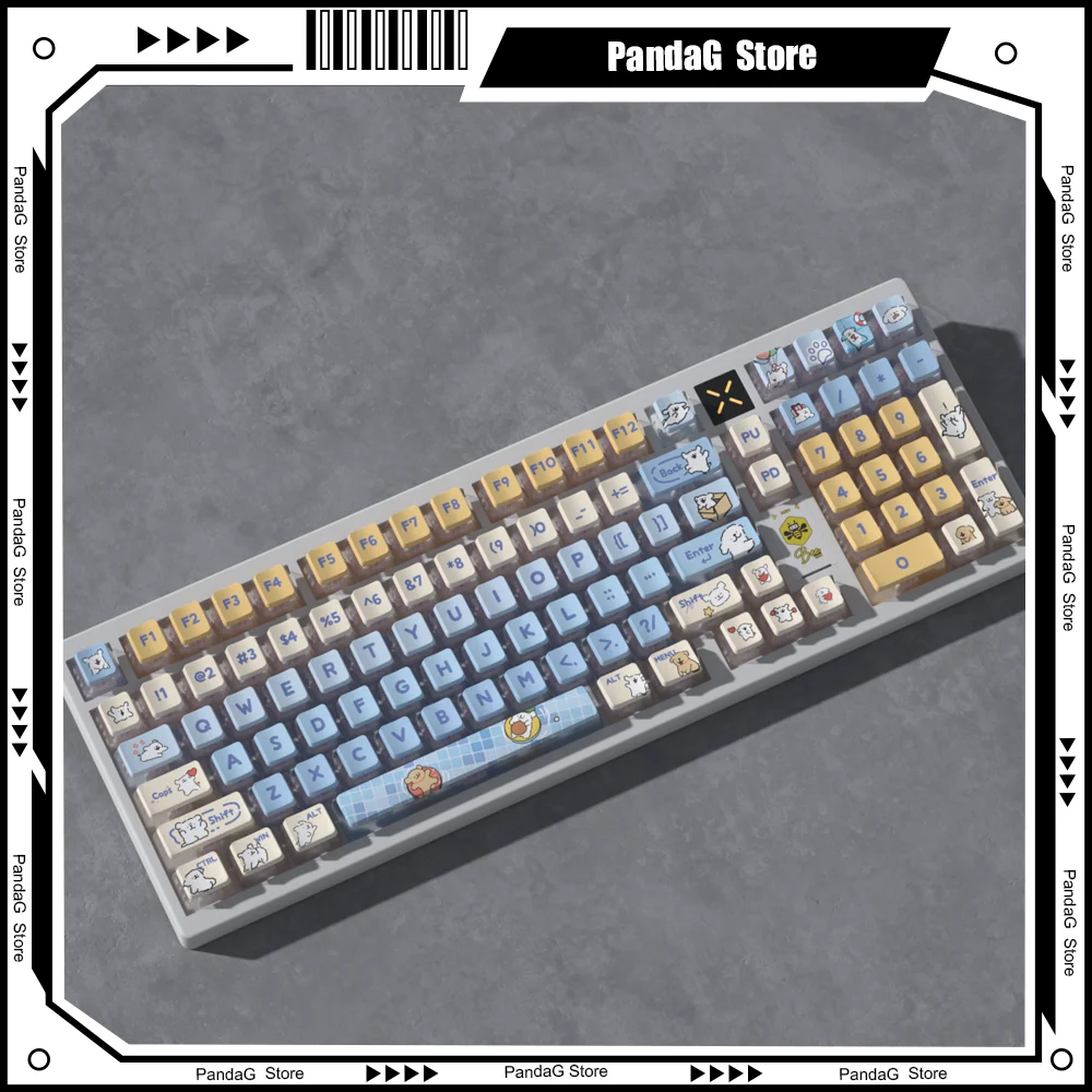 BEE WITH T&I X100 Aluminum CNC Tri-Mode Mechanical Keyboard EVA Asuka Gengar Printstream Custom Laptop Customized Gasket ARGB