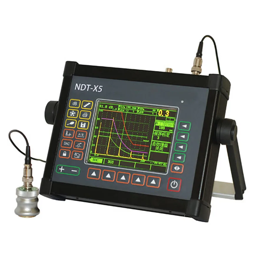 NDT-X Universal Testing Machine Usage And Electronic Power Ultrasonic Flaw Detector