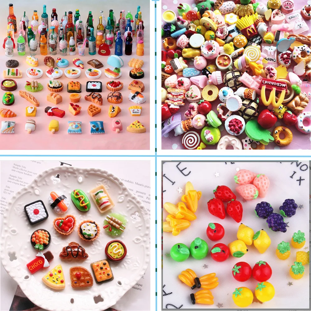 طعام صغير دمية اكسسوارات وجبات خفيفة الخبز الفواكه زينة لذيذة ل 30 سنتيمتر و 11.8 بوصة و 1/6 BJD إكسسوارات دمي ، لعبة أطفال ذاتية الصنع #1