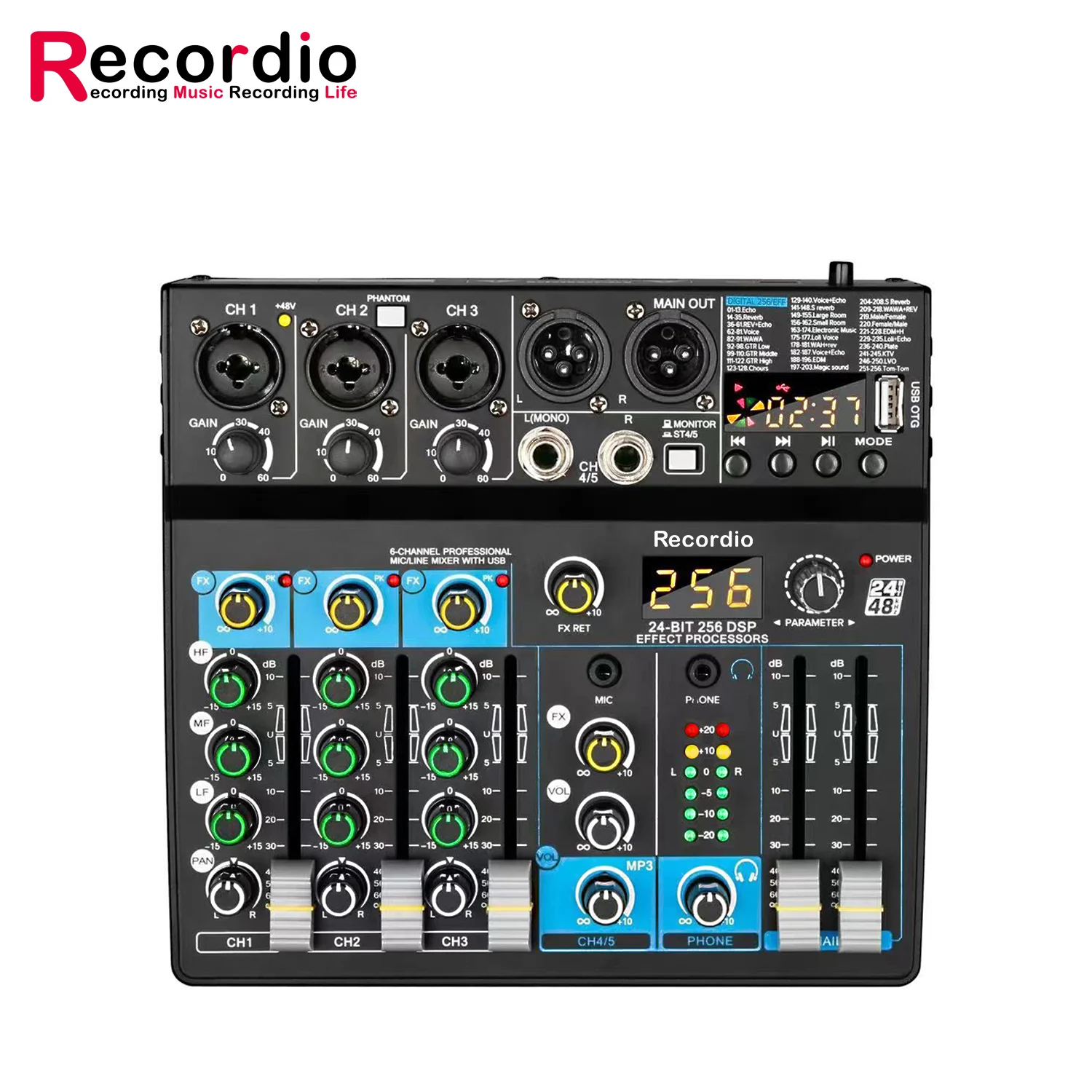 GAX-GT9 Six Channel…